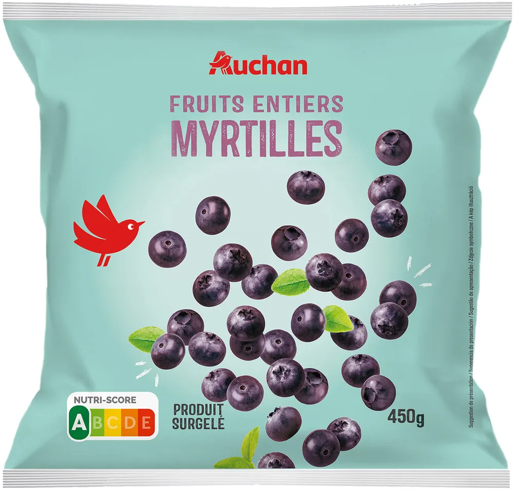 Fruits entiersMyrtilles