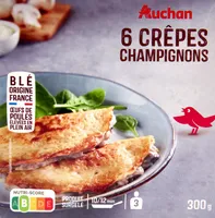 6 Crêpes aux champignons