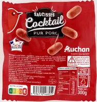 Saucisses cocktail pur porc