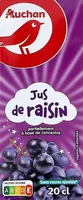 Jus de raisin partiellement à base de concentré