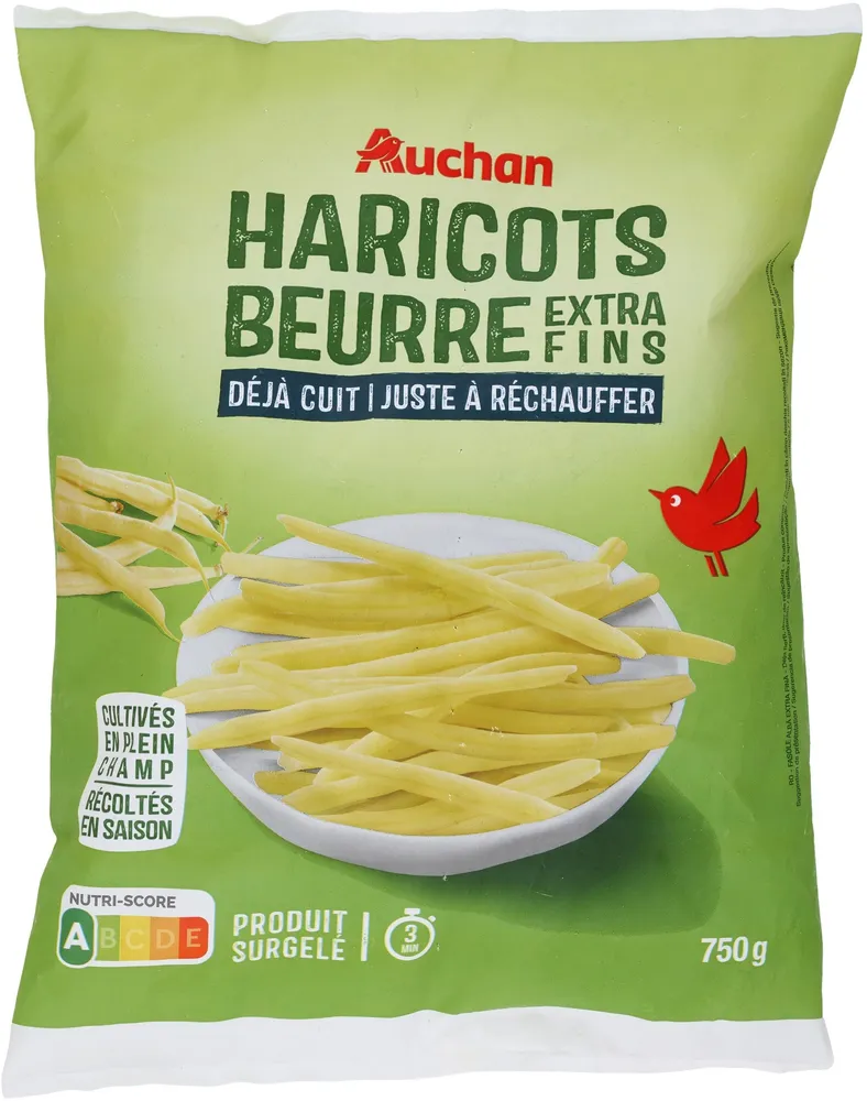 Haricots beurre extra-fins déjà cuit