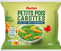 Petits pois et carottes déjà cuit