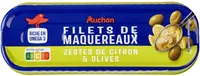 Filets de maquereaux zestes de citron et olives