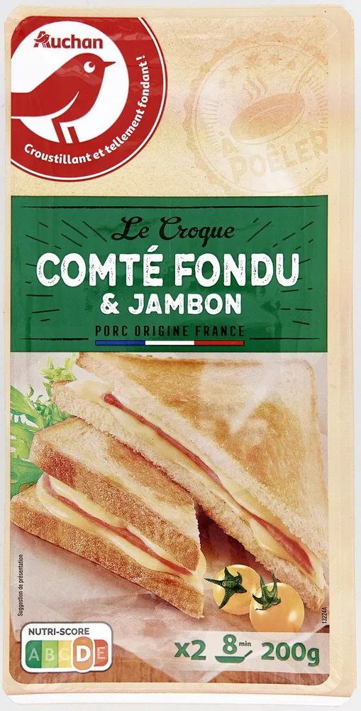 le Croque comté fondu jambon