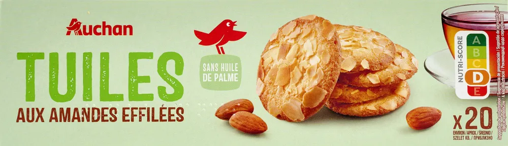 Tuiles aux amandes effilées