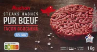 STEAKS HACHES PUR BOEUF Facon bouchère 5% de Matières grasses