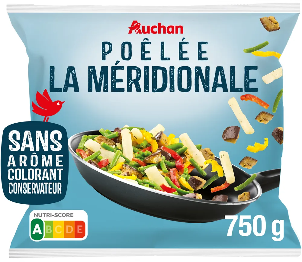 La méridionale - Haricots verts, aubergines préfrites, salsifis et poivrons