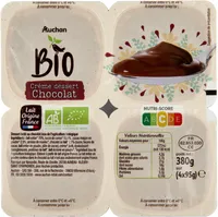 Crème dessert au chocolat bio