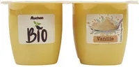 Crème dessert à la vanille bio 4x95g Filière responsable