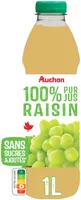 100% PUR JUS - RAISINSans sucres ajoutés** Comme tous les jus de fruits. Contient les sucres naturellement présents dans les fruits.