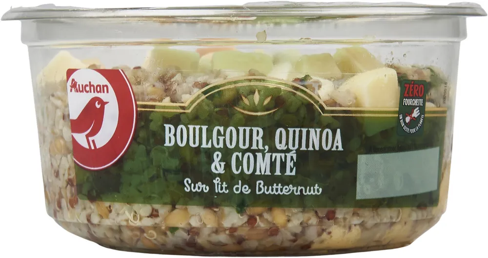 Boulgour, quinoa et comté – sur lit de butternut 250 g