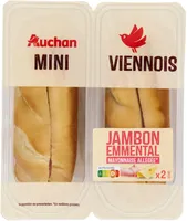 Mini viennois jambon emmental mayonnaise allégée