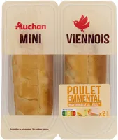 Mini viennois poulet emmental mayonnaise allégée*