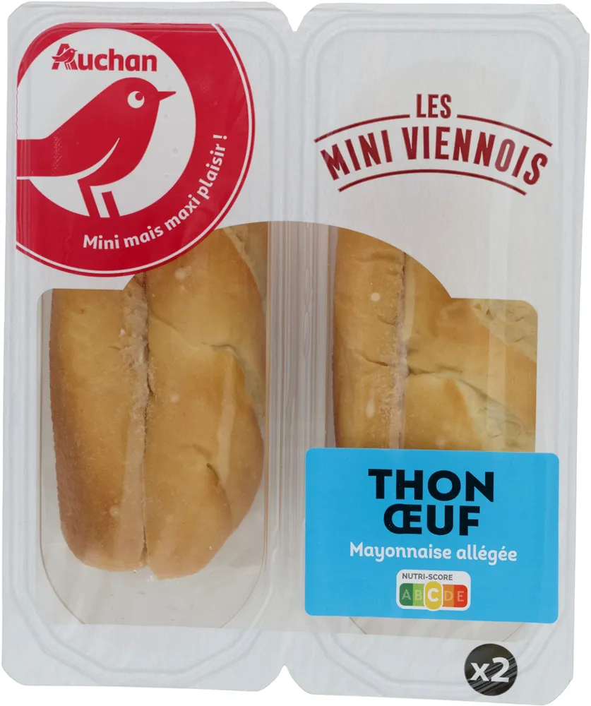 Mini viennois thon œuf mayonnaise allégée*