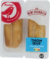 Mini viennois thon œuf mayonnaise allégée*