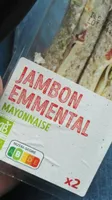 Club jambon emmental mayonnaise