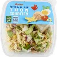 Pâte et saladeThon cruditésSauce allégée aux herbes