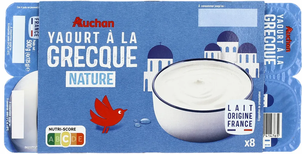 YAOURT A LA GRECQUENATURE 8x125g