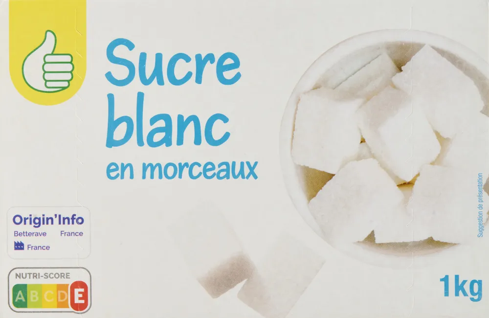Sucre en morceaux