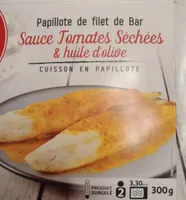 Papillote de filet de bar