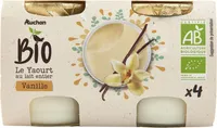 Le yaourt au lait entier vanille