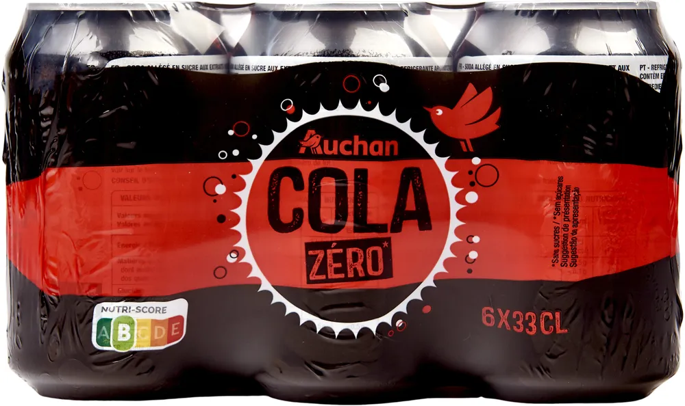 Cola zéro** sans sucres