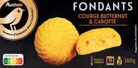 Fondant de courge butternut et carotte