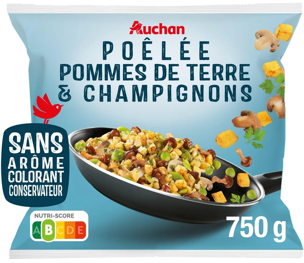 Poêlée de pommes de terre et champignons