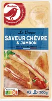 Le croque saveur chèvre et jambon