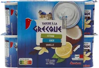 YAOURT A LA GRECQUEVANILLE/COCO/CITRON12x125g