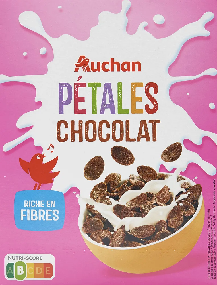 Pétales au chocolat