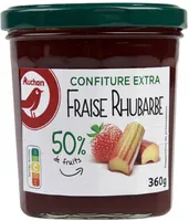 Confiture extra fraise rhubarbe