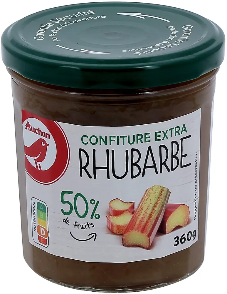 Confiture extra rhubarbe