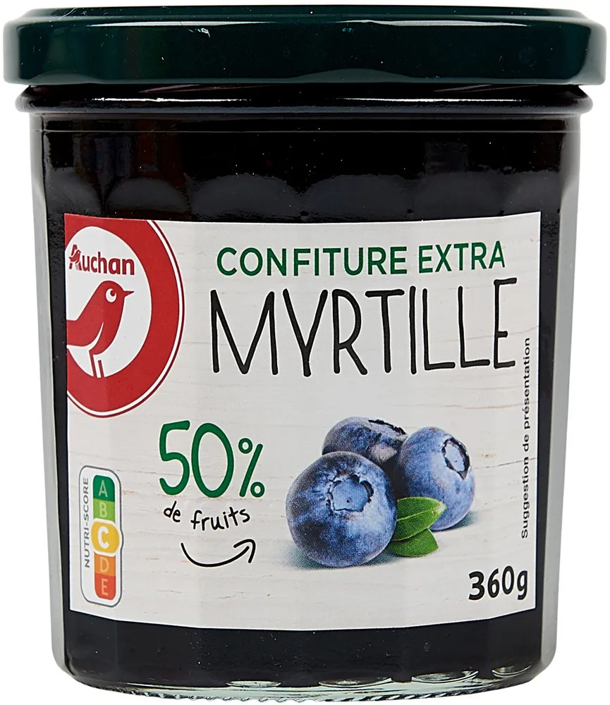 Confiture extra myrtilles