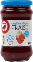 Confiture de fraises allégée en sucres