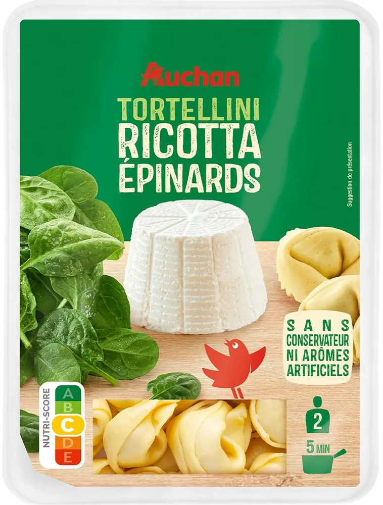 Tortellini Ricotta Épinards