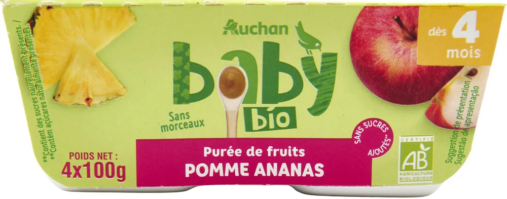 Purée de fruits POMME ANANAS