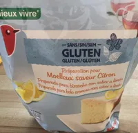 Préparation pour Moelleux saveur citron saveur citron sans gluten