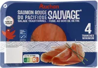 Saumon rouge du Pacifique fumé au bois de hêtre - sauvage - MSC