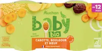 Carotte, boulgour et bœuf