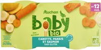 Carotte, panais et saumon