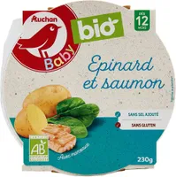 Epinard et saumon