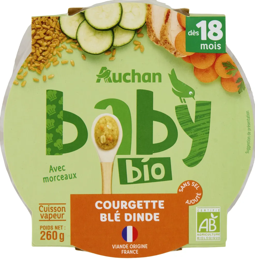 Courgette Blé Dinde