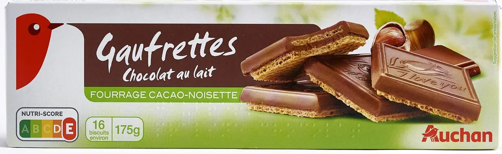 Gaufrettes Chocolat au lait