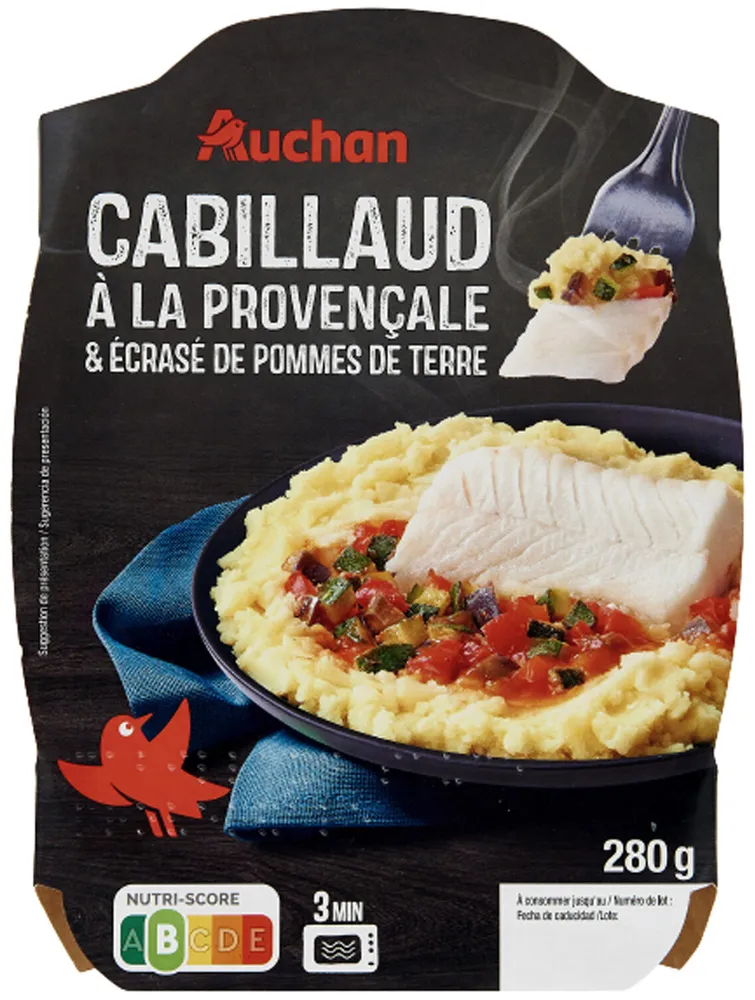 CABILLAUD A LA PROVENCALE et ECRASE DE POMMES DE TERRE