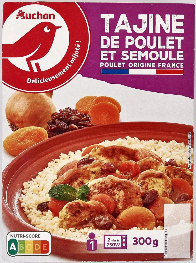 Poulet façon tajine