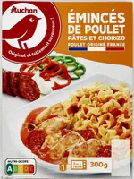 Poulet chorizo et ses pâtes