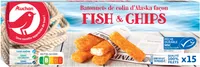 Bâtonnets de colin d'Alaska façon Fish et Chips.Qualité sans arête*