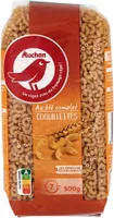 Pâtes au blé complet : spaghetti, coquillettes, penne, torti.