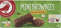 Mini brownies chocolat noisettes